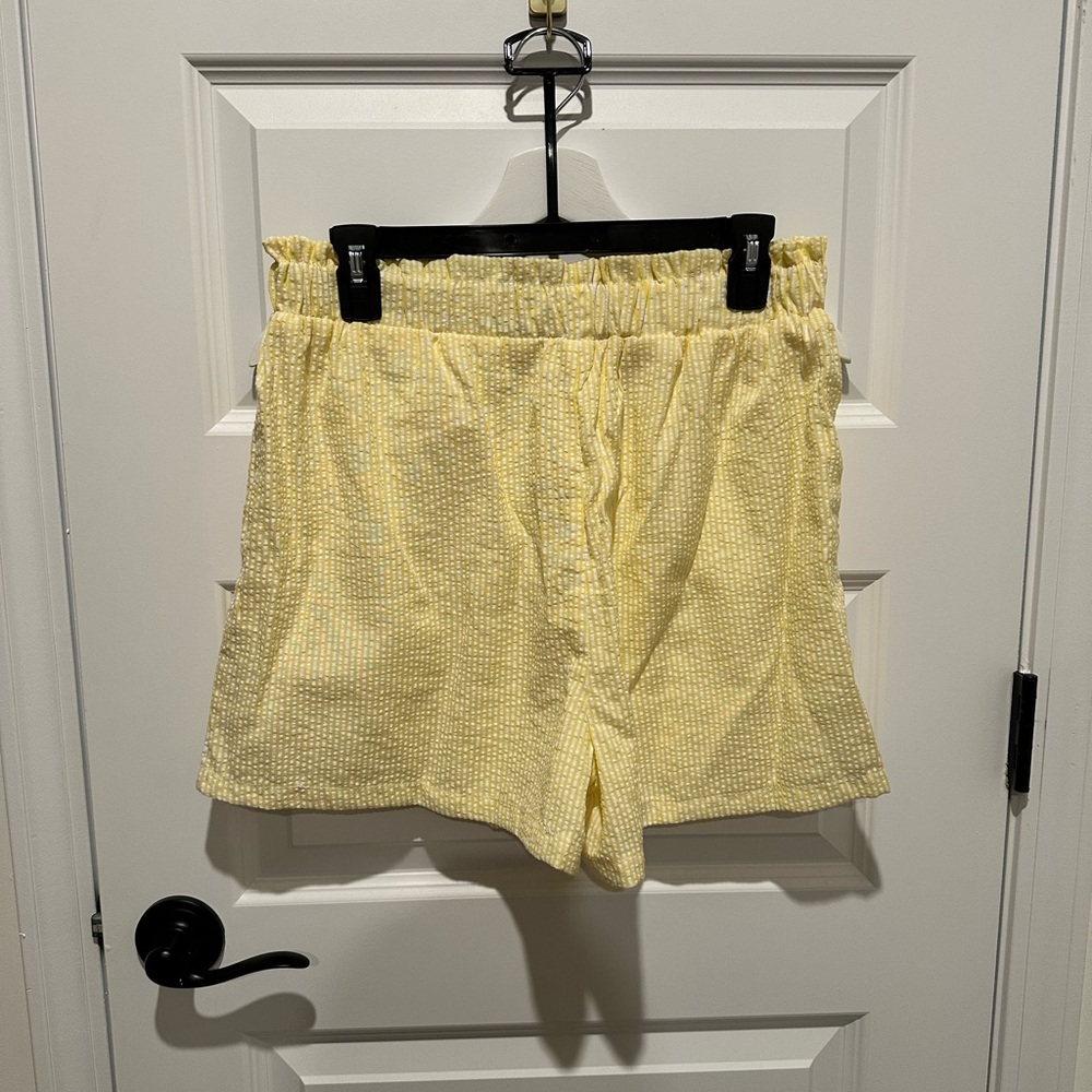HYFVE High Waist Yellow Women's Shorts